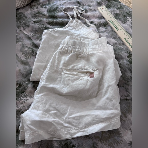 Lunya Cream Textured Top and Shorts sleep Set Sz m - Picture 4 of 11